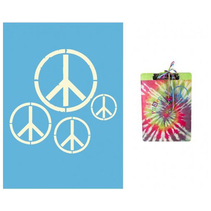 DecoArt Peace Signs Stencil