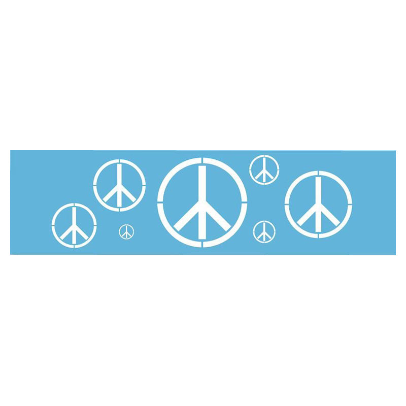 DecoArt Peace Signs Border