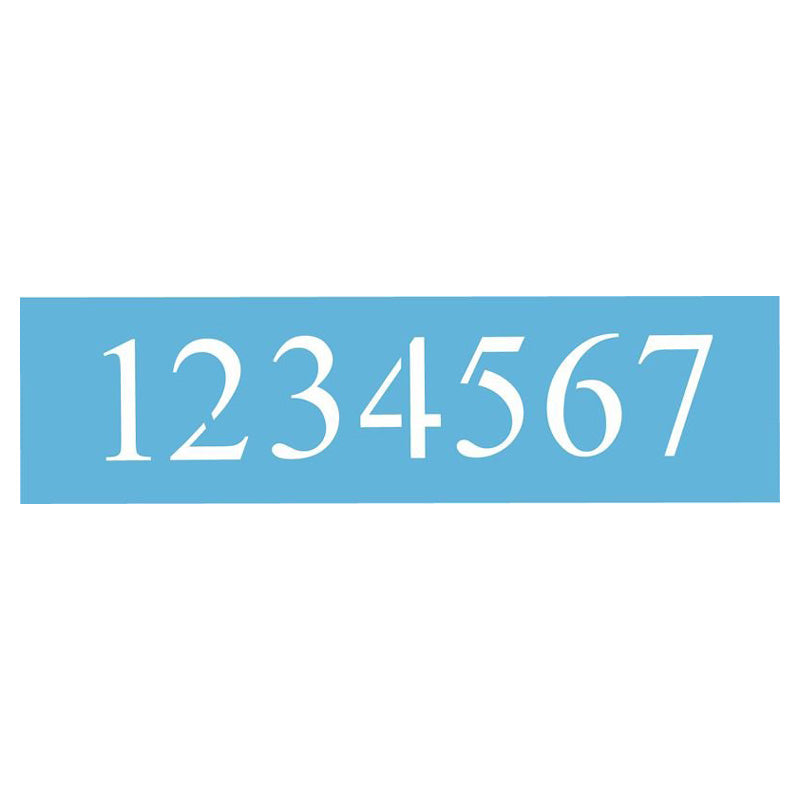 DecoArt 12.7cm Times New Roman Numbers Border
