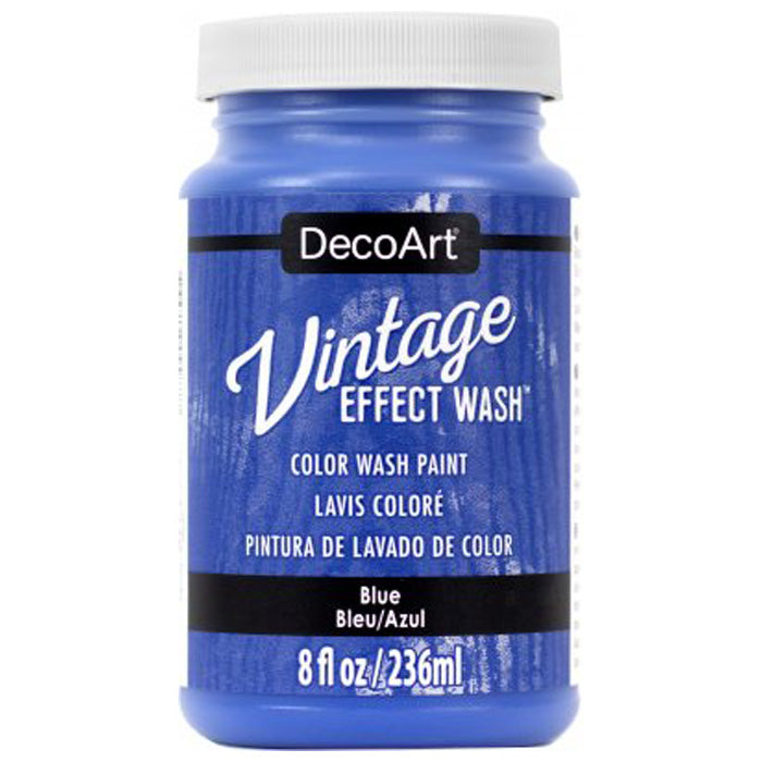 DecoArt Blue Decoart Vintage Effect Wash 8oz