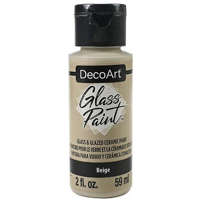DecoArt Beige Glass Paint - 2oz.