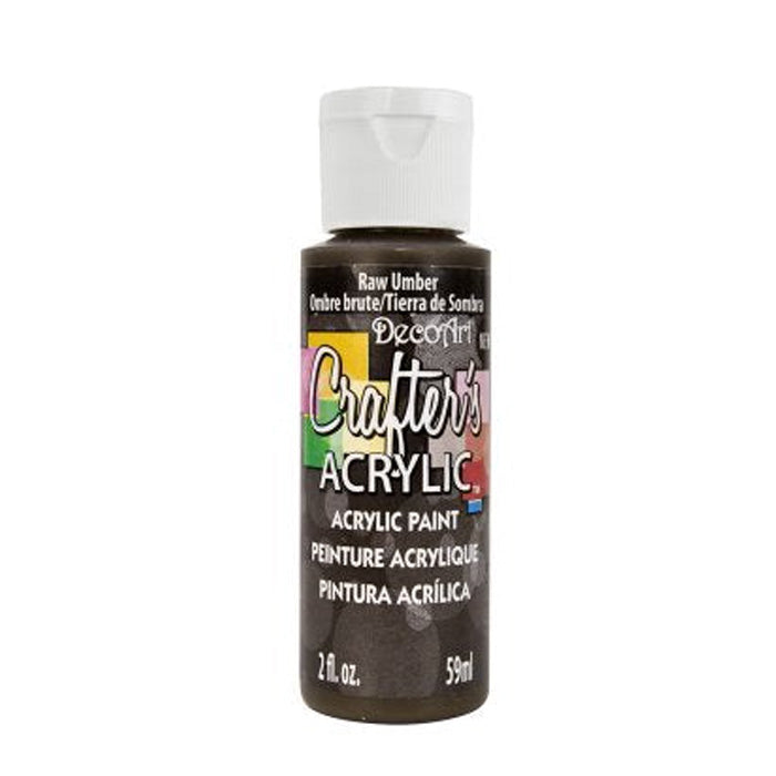 DecoArt Raw Umber Crafters Acrylic 2oz