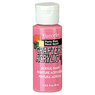 DecoArt Party Pink Crafters Acrylic 2oz