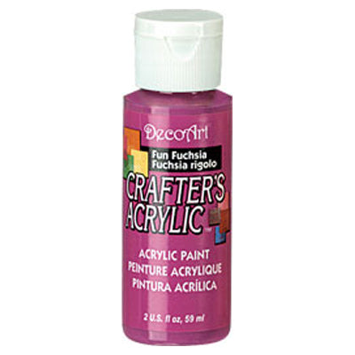 DecoArt Fun Fuchsia Crafters Acrylic 2oz
