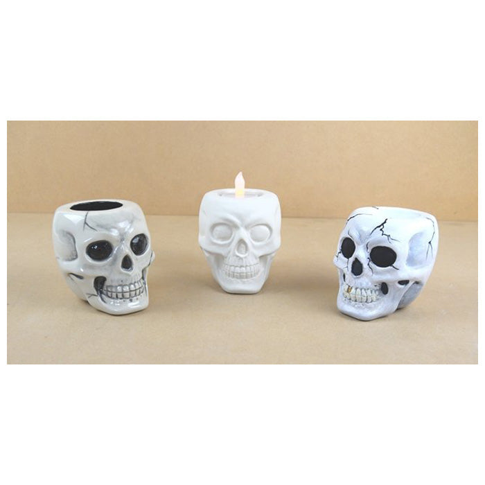 Skull T Light (Carton Of 6)