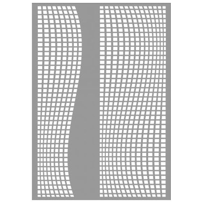 Yart Factory A4 Square Waves Mask Stencil