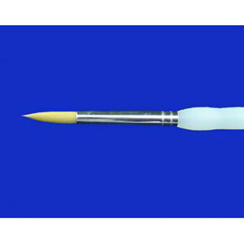 Royal Brush Company Gold Taklon Round Soft Grip Brush - Single