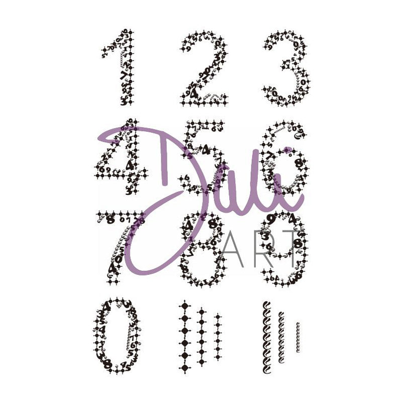 Photocentric Daliart Mehndi Numbers Within Numbers