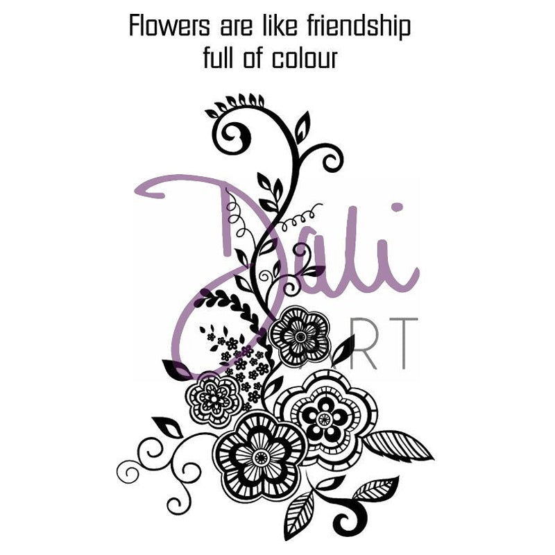 Photocentric Daliart Henna Friendship Flower
