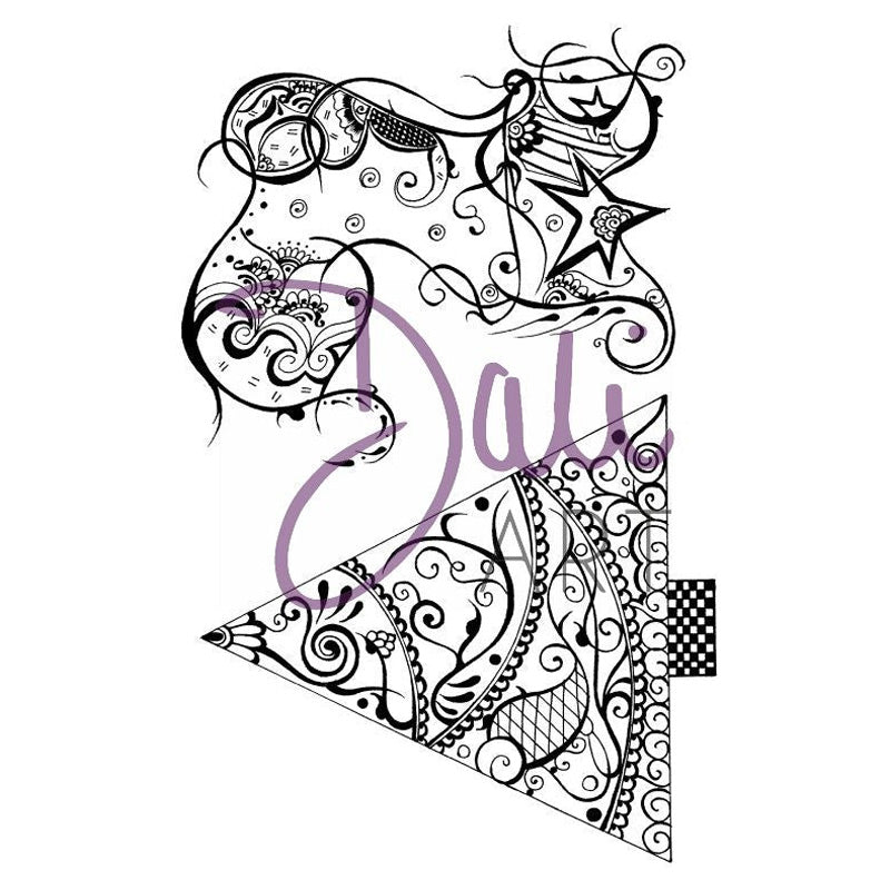 Photocentric Daliart Henna Stocking & Xmas Tree
