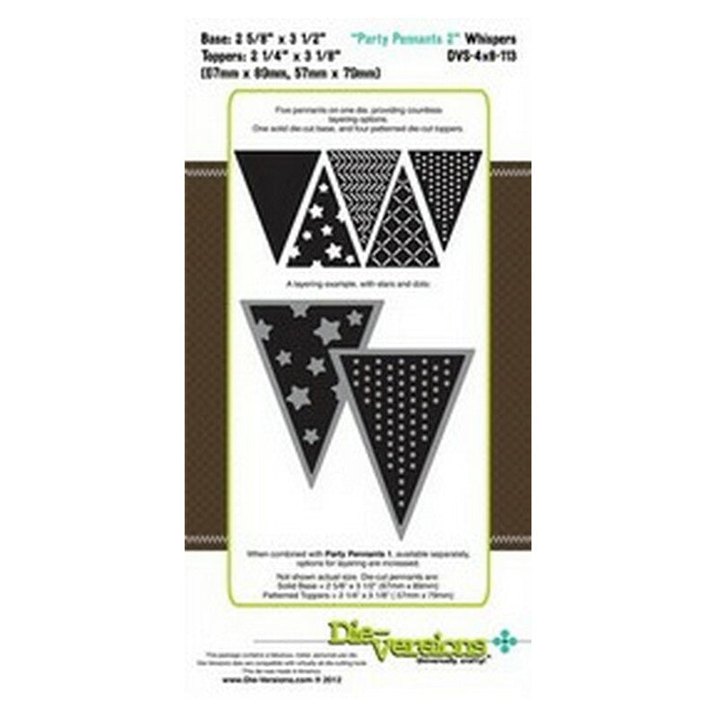 Die-Versions Whispers - Party Pennants 2