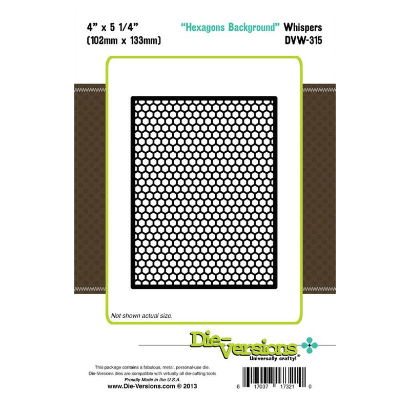 Die-Versions Whispers - Hexagons Background