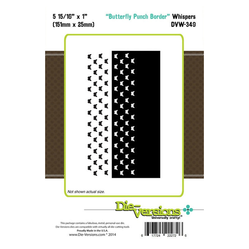 Die-Versions Whispers - Butterfly Punch Bor