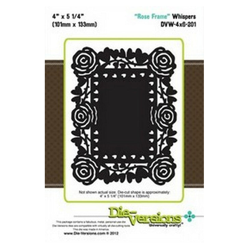 Die-Versions Whispers - Rose Frame
