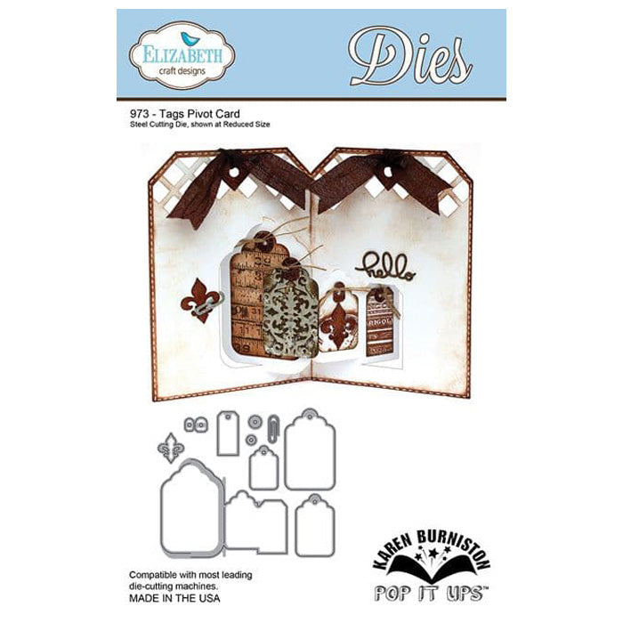 Elizabeth Craft Designs Tags Pivot Card