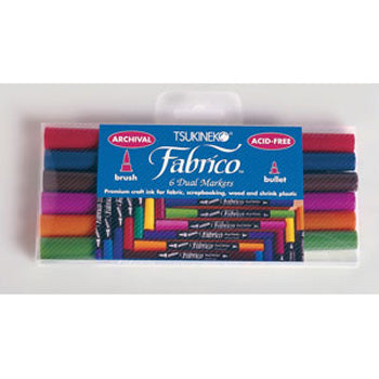 Tsukineko Fabrico Dual Marker Colour Set World Of Craft