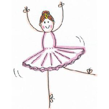 Lindsay Mason Stick Leg Ballerina