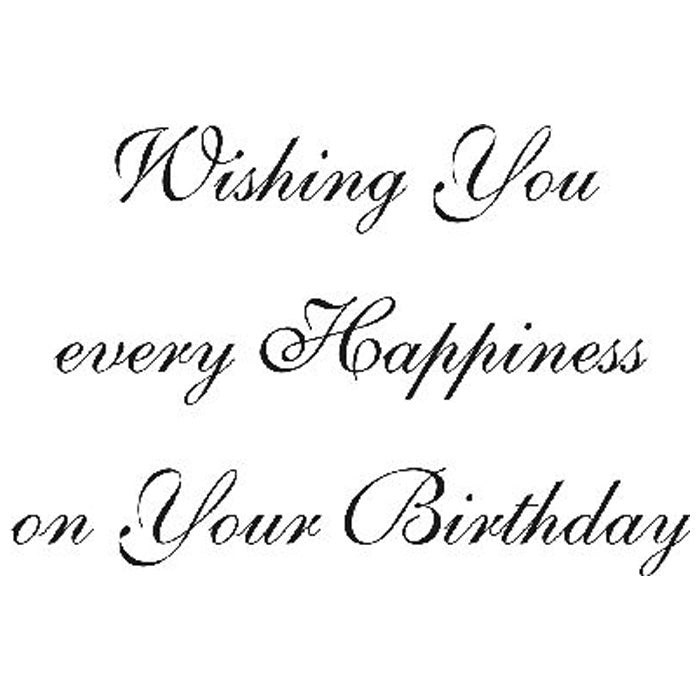 Wishing You Happiness