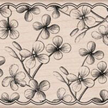 Hero Arts Floral Scallop - Wood Mounted