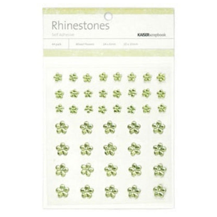 Kaisercraft Mx Flower Rhinestones - Mint