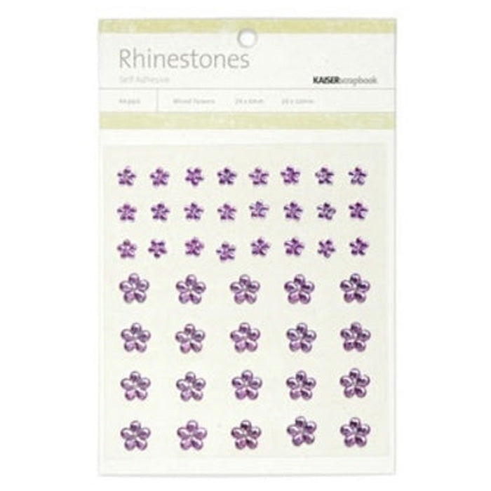 Kaisercraft Mx Flower Rhinestones - Lilac