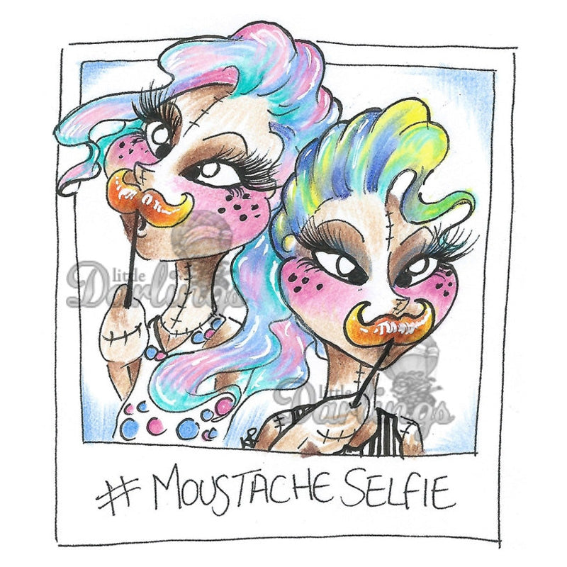 Photocentric Moustache Selfie
