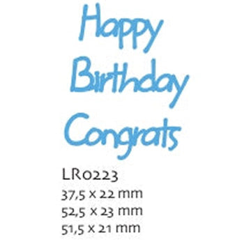 Marianne Design Happy Birthday, Congrats