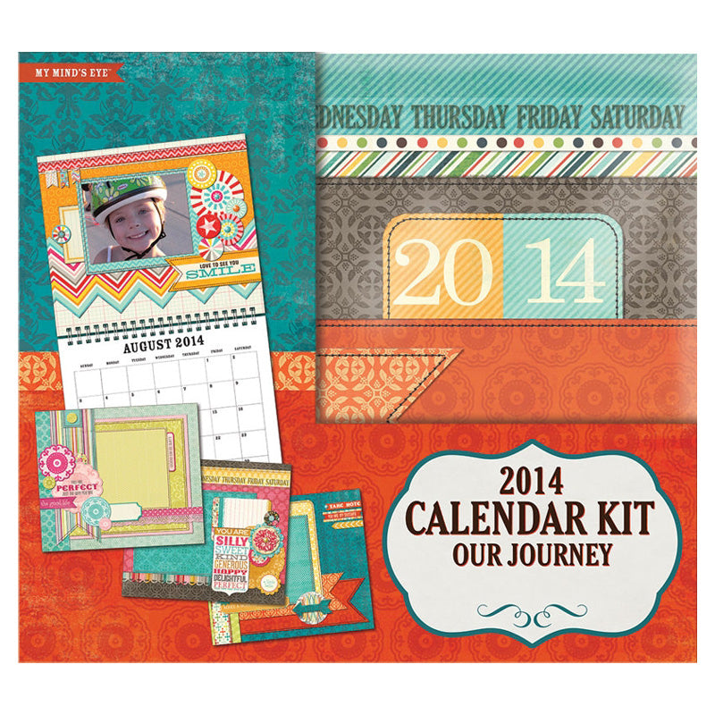 My Minds Eye Our Journey 2014 Calendar Kit