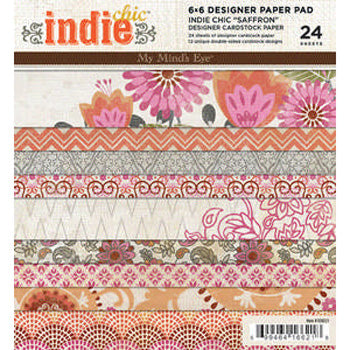 My Minds Eye Saffron 6x6 Paper Pad Packs Of 6