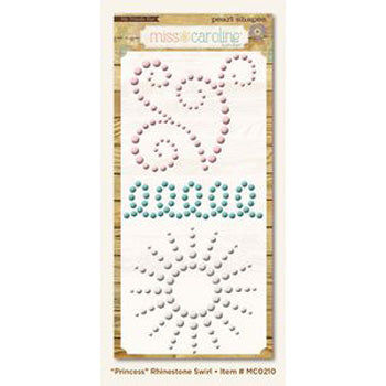 My Minds Eye Princess Rhinestone Swirl Singles