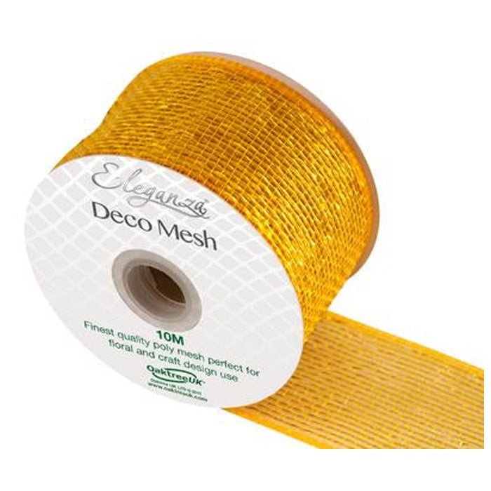 Decomesh Metallic Gold No.35 63mm X 10m