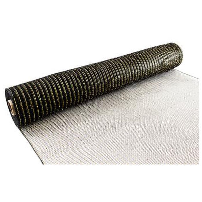 Decomesh Metallic Black/gold - 53cm X 9.1m