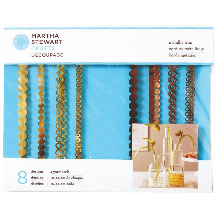 Martha Stewart Crafts Decoupage Metallic Trims - Copper