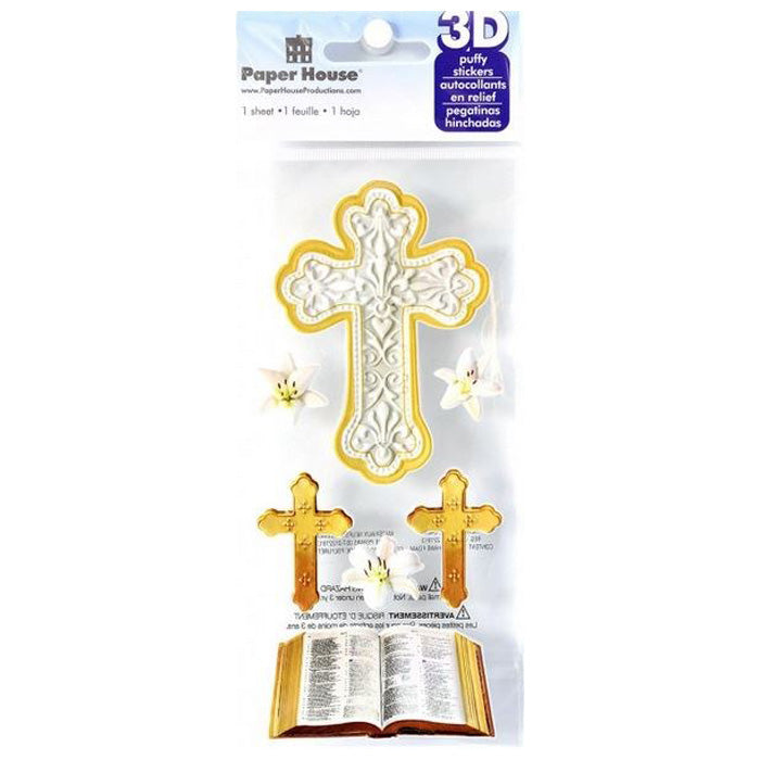 Paper House Productions Crosses - Sticker - Puffy