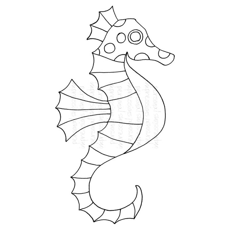 Photocentric Lindsay Mason Zendoodle Seahorse