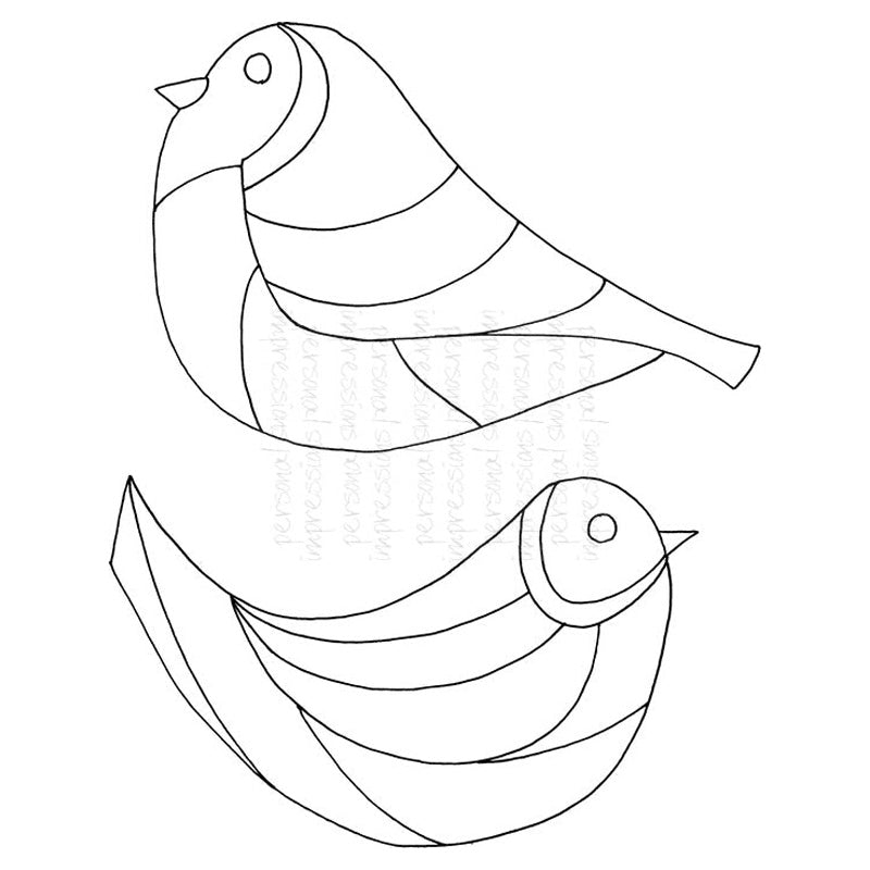 Photocentric Lindsay Mason Zendoodle Bird Pair