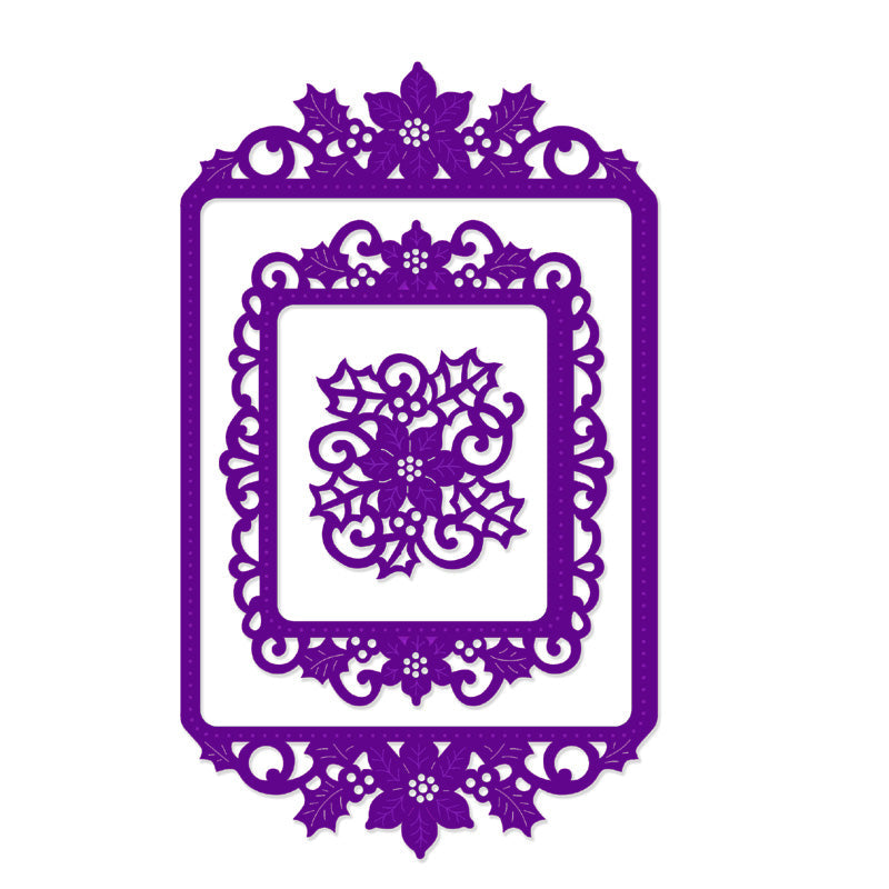 Festive Floral Frames Cutting Die