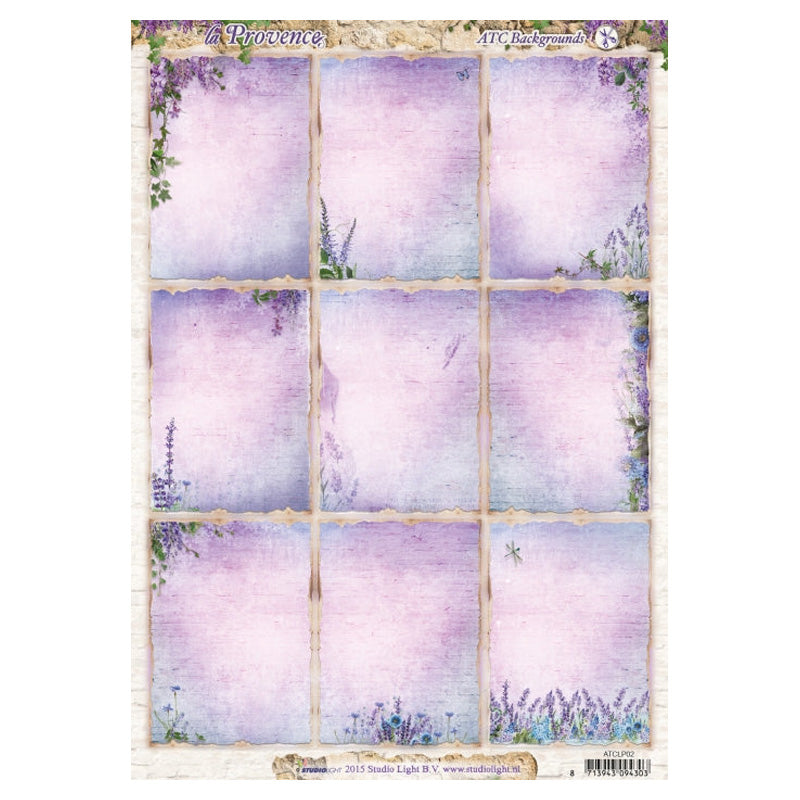 Studio Light Atc Cardsdiecut La Provence02