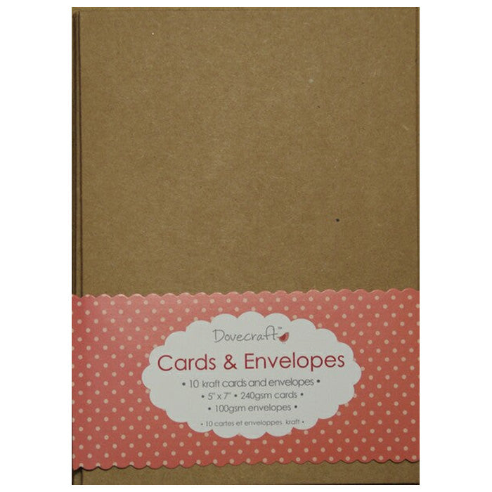 Trimcraft Kraft Rectangle Card & Envelopes