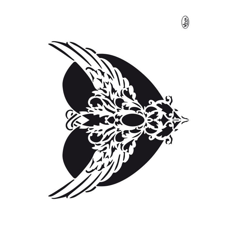 Viva Decor Stencil A3 Victorian Heart