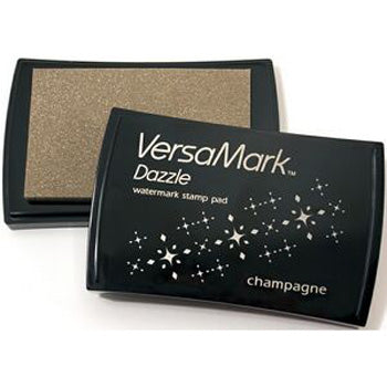 Tsukineko Champagne - Versamark Dazzle Ink Pa