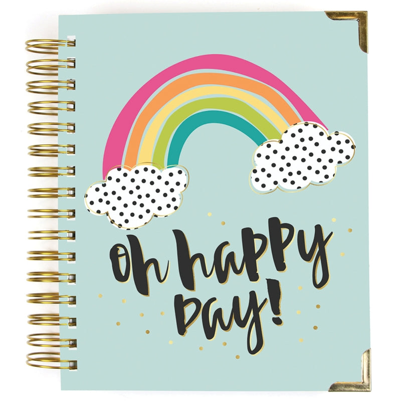 Pukka Pads 2019-2020 Oh Happy Day17 Month Weekly Spiral Planner