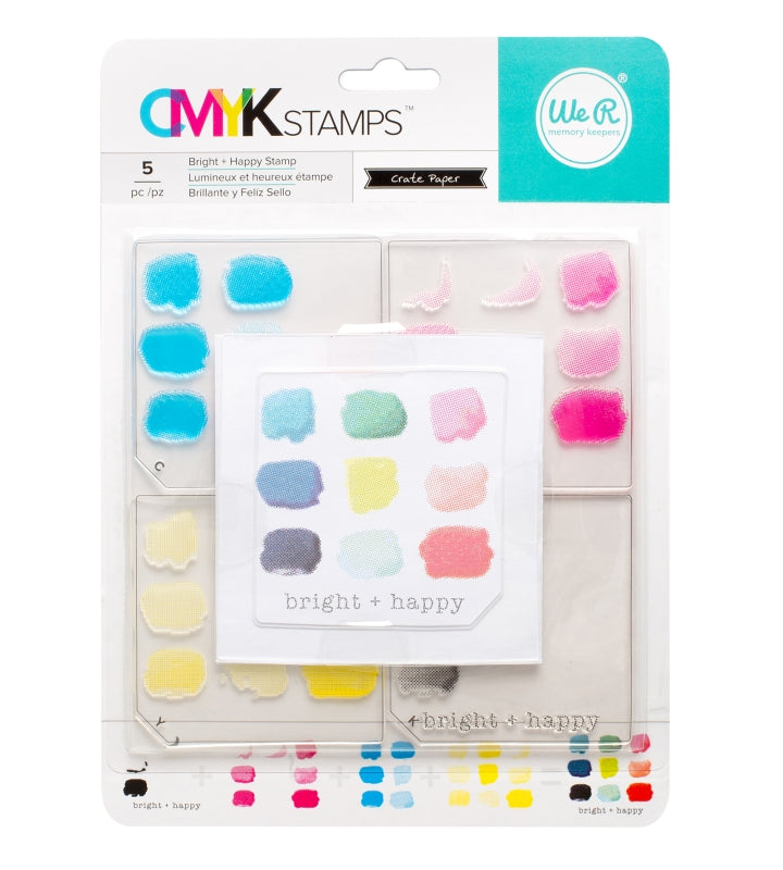 We R Memory Keepers Stamp Kit Bright + Happy