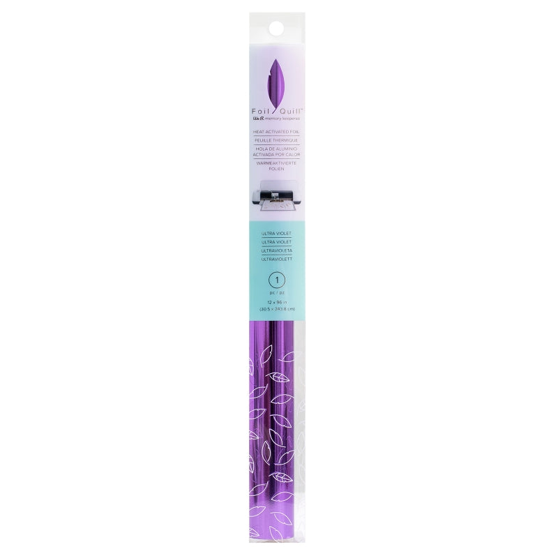 We R Memory Keepers Foil Quill - 12 X 96 Inch Roll Ultra Violet Foil Roll - Wr