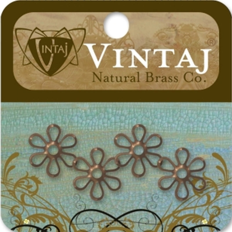 Vintaj Natural Brass Co. 13.5mm Fairy Petals
