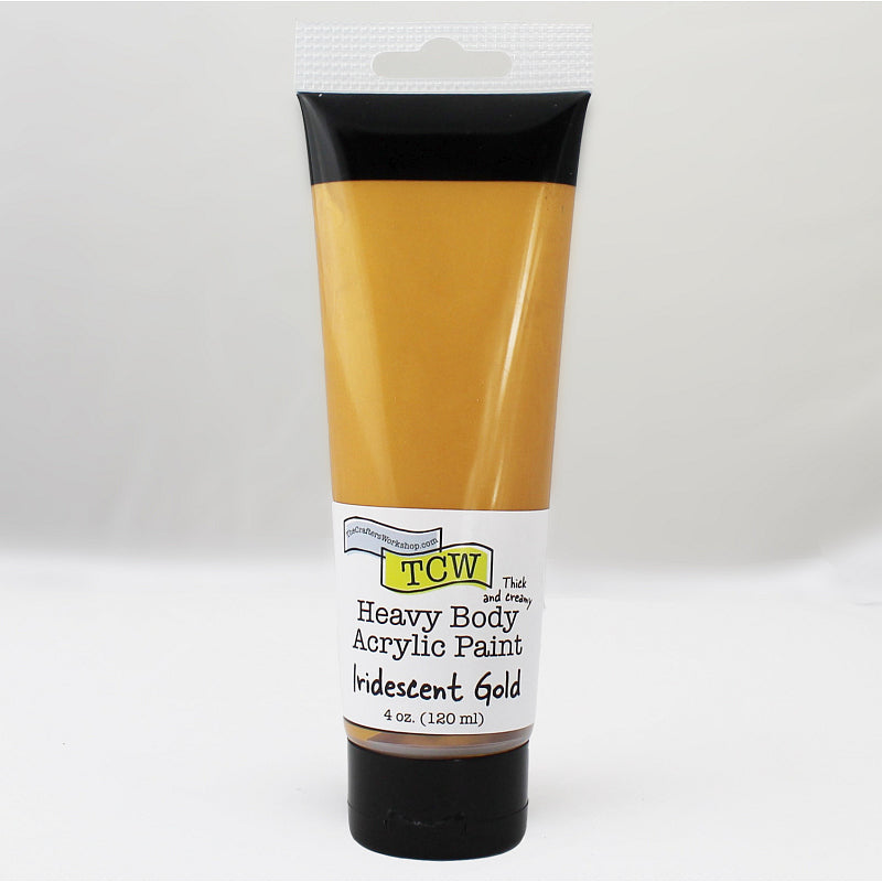 The Crafters Workshop Iridescent Gold Body Paint 4oz