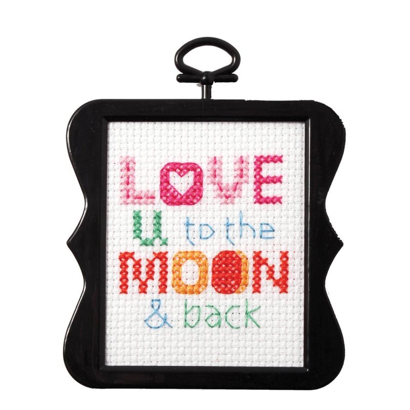 Love You To The Moon & Back Cross Stitch Kit