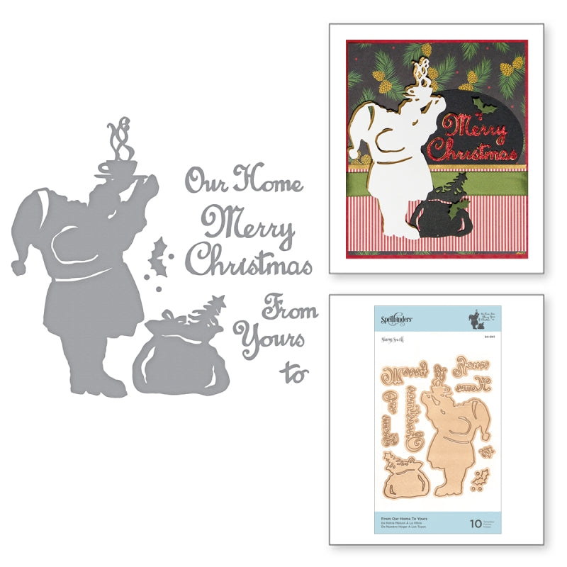 Spellbinders From Our Home To Yours Etched Dies