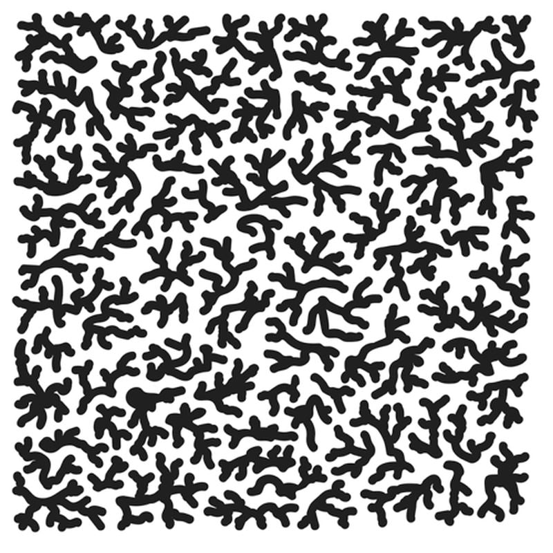 The Crafters Workshop 12x12 Stencil Dendritic