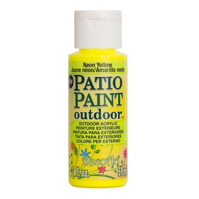 DecoArt Neon Yellow Patio Paint